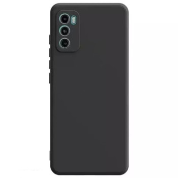 Θήκη Πλάτης Σιλικόνης Soft για Motorola G60 - Χρώμα: Μαύρο