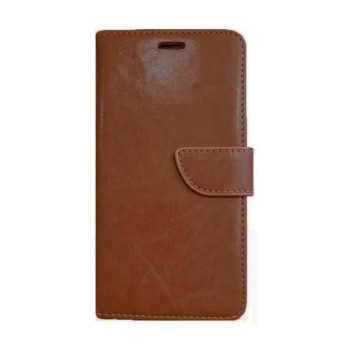 Θήκη Βιβλίο με Κλίπ για Xiaomi Redmi Note 14 5G - Χρώμα: Καφέ