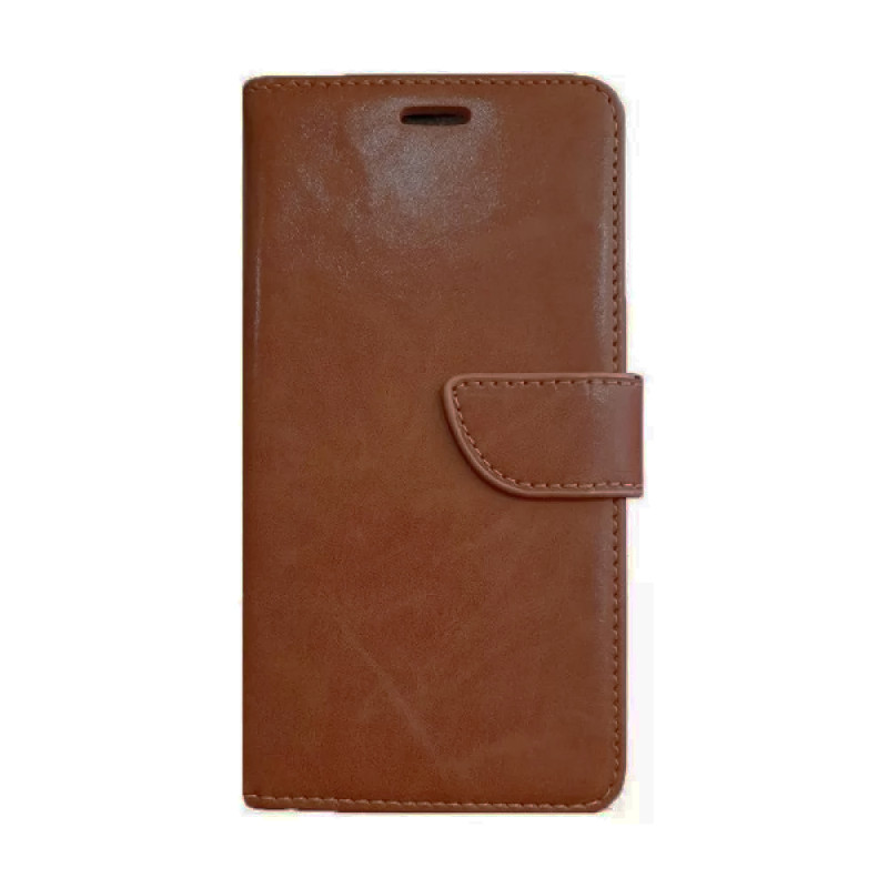 Θήκη Βιβλίο με Κλίπ για Samsung Galaxy A42 - Χρώμα: Σκούρο Καφέ