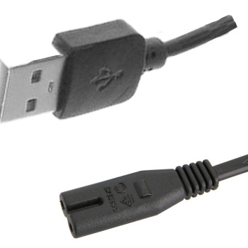 Καλώδιο USB USB-A Male σε DC 1m - Χρώμα: Μαύρο Καλώδιο USB USB-A Male σε DC 1m - Χρώμα: Μαύρο