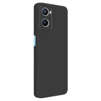 Θήκη Πλάτης Σιλικόνης Soft για Oppo A76 - Χρώμα: Μαύρο