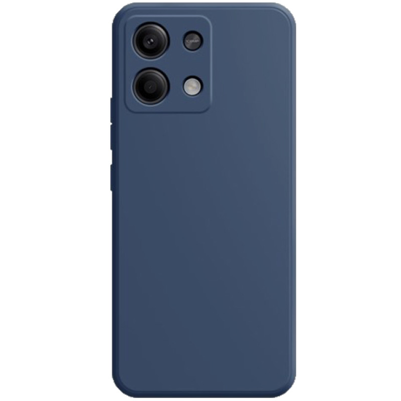 Θήκη Πλάτης Σιλικόνης Soft για Xiaomi 14T / 14T Pro - Χρώμα: Σκούρο Μπλε