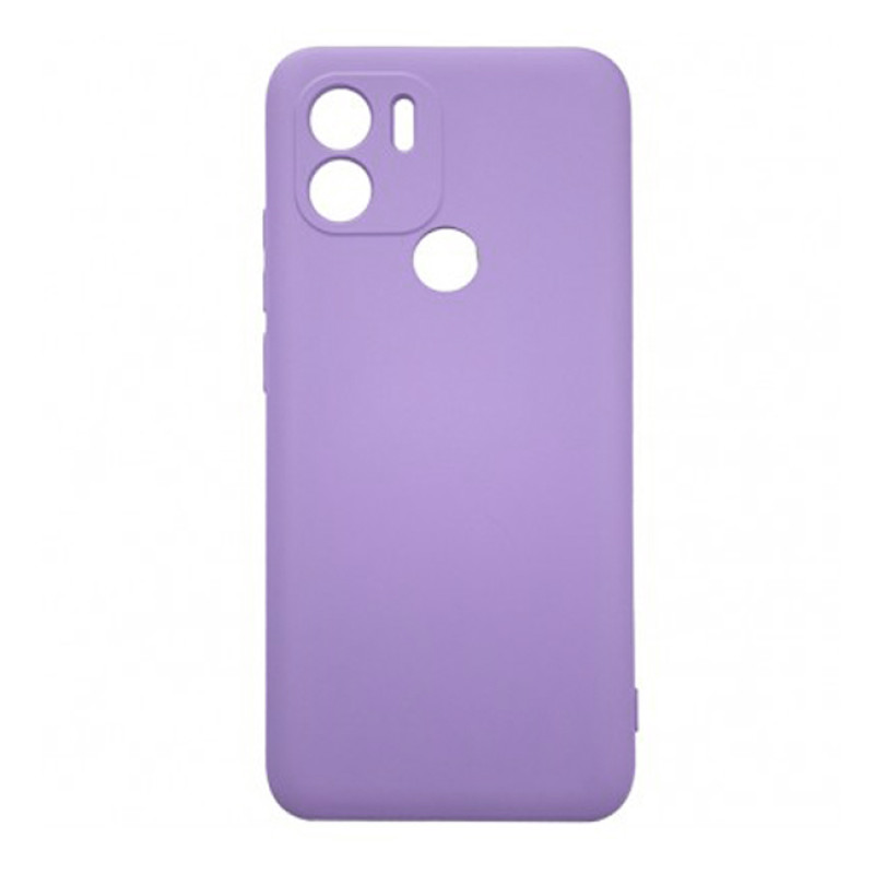 Θήκη Πλάτης Σιλικόνης Απλή για Xiaomi Redmi A1 Plus - Χρώμα: Μώβ