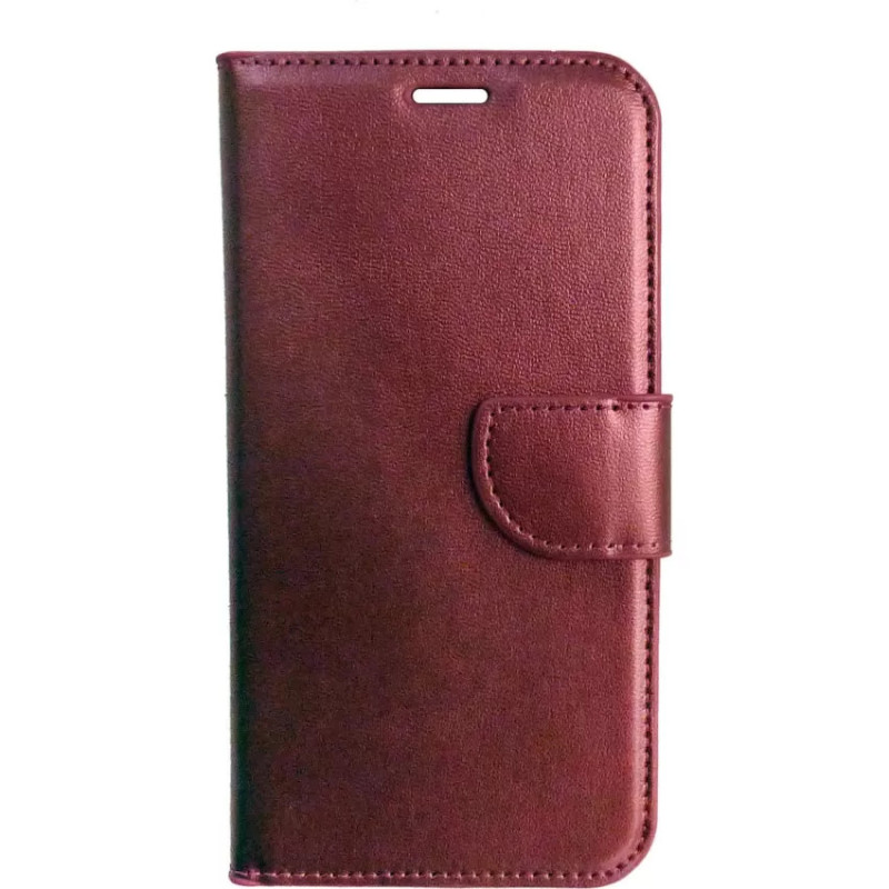 Θήκη Βιβλίο με Κλίπ για Xiaomi Redmi Note 14 5G - Χρώμα: Μπορντό