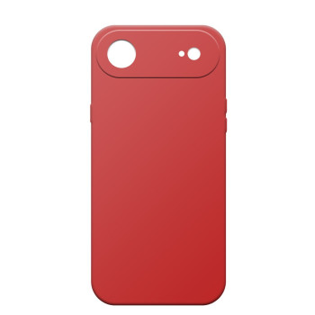 Θήκη Πλάτης Σιλικόνης Soft για Apple iPhone 17 Air - Χρώμα: Κόκκινο