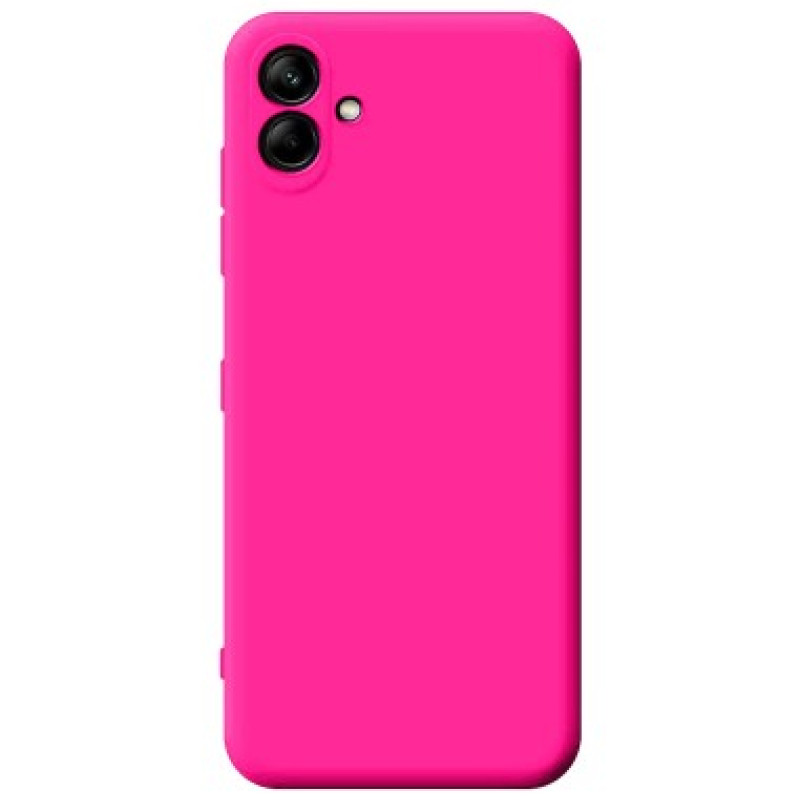 Θήκη Πλάτης Σιλικόνης Soft για Samsung Galaxy A04E - Χρώμα: Φούξια