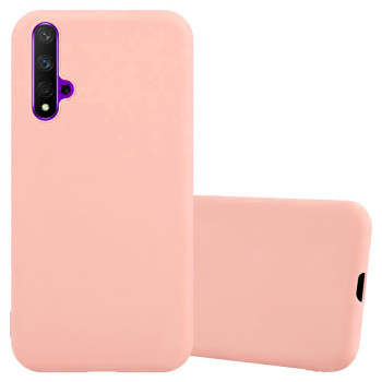 Θήκη Πλάτης Σιλικόνης Απλή για Huawei Honor 20 Pro - Χρώμα: Ρόζ