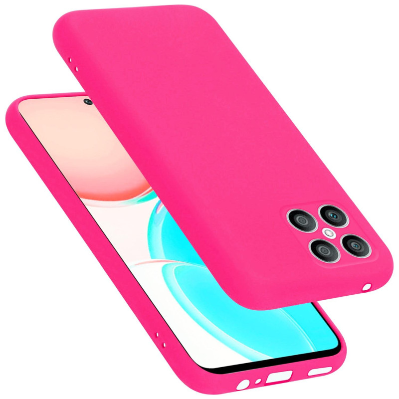 Θήκη Πλάτης Σιλικόνης Soft για Honor X8 - Χρώμα: Φούξια