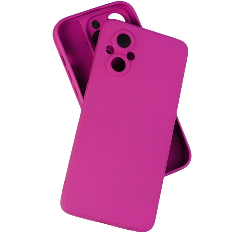 Θήκη Πλάτης Σιλικόνης Soft για Oppo Reno 7 Lite - Χρώμα: Φούξια