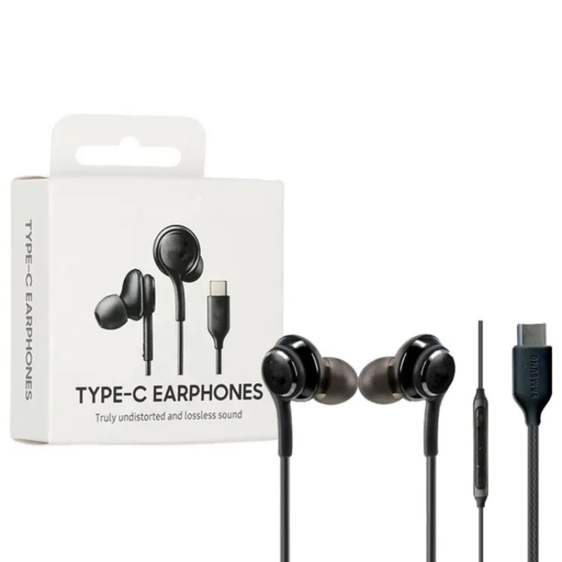 Ακουστικά Truly Undistorted & Lossless Sound Headphone με Υποδοχή Type-C - Χρώμα: Μαύρο