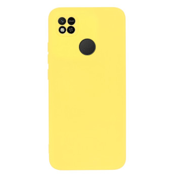 Θήκη Πλάτης Σιλικόνης Soft για Xiaomi Redmi 10A - Χρώμα: Κίτρινο