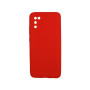 Θήκη Πλάτης Σιλικόνης Soft για Samsung Galaxy A02S - Χρώμα: Κόκκινο