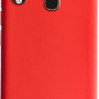 Θήκη Πλάτης Σιλικόνης Απλή για Samsung Galaxy A20E A202F - Χρώμα: Κόκκινο