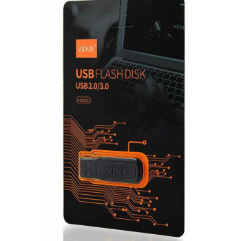 VIDVIE USB2601 Driver USB 2.0 3.0 Flash Disk Pendrive 128GB - Χρώμα: Μαύρο VIDVIE USB2601 Driver USB 2.0 3.0 Flash Disk Pendrive 128GB - Χρώμα: Μαύρο
