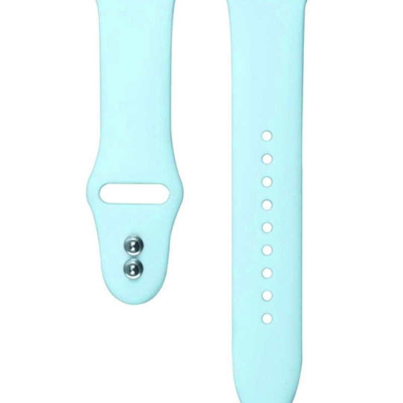 Smoothband Λουράκι Σιλικόνης με Pin για Apple Watch 38 / 40mm - Χρώμα: Γαλάζιο