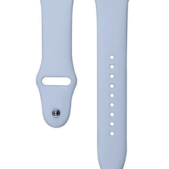 Smoothband Λουράκι Σιλικόνης με Pin για Apple Watch 42 / 44mm - Χρώμα: Baby Blue