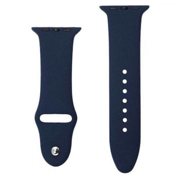Smoothband Λουράκι Σιλικόνης με Pin για Apple Watch 38 / 40mm - Χρώμα: Σκούρο Μπλε