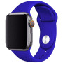 Smoothband Λουράκι Σιλικόνης με Pin για Apple Watch 42 / 44 / 45 / 49mm - Χρώμα: Μπλε