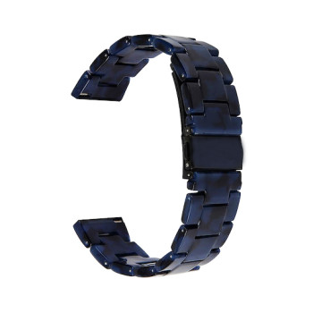 Μεταλλικό Λουράκι Stainless Steel για Apple Watch 42 / 44 / 45mm - Χρώμα: Σκούρο Μπλε