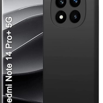 Θήκη Πλάτης Σιλικόνης Soft για Xiaomi Redmi Note 14 Pro Plus 5G - Χρώμα: Μαύρο