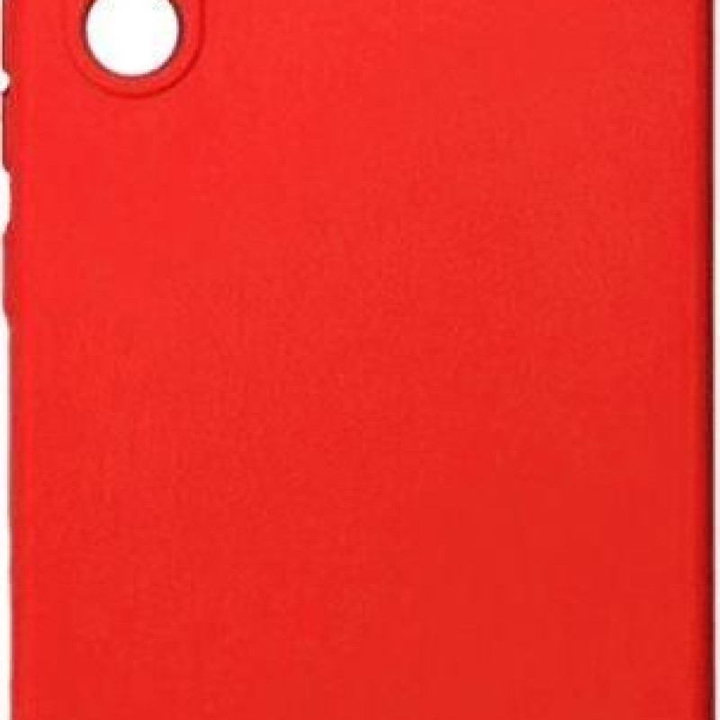 Θήκη Πλάτης Σιλικόνης Soft για Samsung Galaxy M13 - Χρώμα: Κόκκινο
