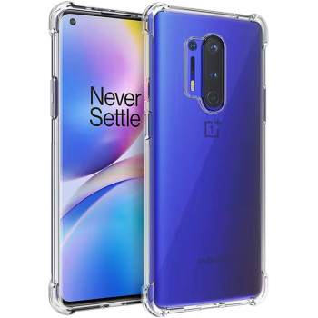 Θήκη Πλάτης Σιλικόνης AntiShock για OnePlus 8 Pro - Χρώμα: Διάφανο Θήκη Πλάτης Σιλικόνης AntiShock για OnePlus 8 Pro - Χρώμα: Διάφανο