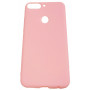 Θήκη Πλάτης Σιλικόνης Απλή για Huawei Y6 2018 - Χρώμα: Ρόζ