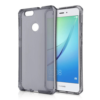 Θήκη Πλάτης Σιλικόνης Απλή για Huawei Y6 2018 - Χρώμα: Smokey Grey