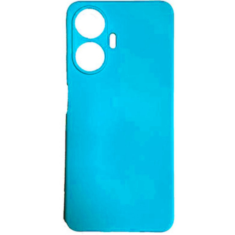 Θήκη Πλάτης Σιλικόνης Soft για Realme C55 - Χρώμα: Γαλάζιο