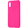 Θήκη Πλάτης Σιλικόνης Απλή για Xiaomi Redmi 7A - Χρώμα: Φούξια