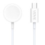 VIDVIE WLC1411-T Μαγνητικός Aσύρματος Φορτιστής Ρολογιού 3W με Καλώδιο USB Type-C 1.2m - Χρώμα: Λευκό