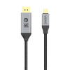 VIDVIE HD02 Καλώδιο USB Type-C σε Displayport Adapter Cable 4K Resolution 60hz - Χρώμα: Μαύρο