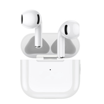 TUQIN QW19 Ασύρματα Bluetooth Ακουστικά TWS V5.4 με Θήκη Φόρτισης - Χρώμα: Λευκό