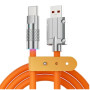 BYZ X98 60W Καλώδιο Φόρτισης και Μεταφοράς Δεδομένων USB Type-C 1.2m - Χρώμα: Πορτοκαλί