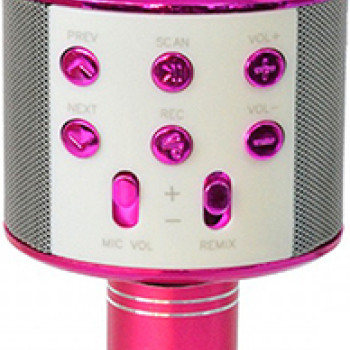 Ασύρματο Μικρόφωνο WS-858 Wireless Bluetooth Karaoke Handheld Microphone USB KTV Player Bluetooth Mic Speaker Record Music - Χρώμα: Φούξια Ασύρματο Μικρόφωνο WS-858 Wireless Bluetooth Karaoke Handheld Microphone USB KTV Player Bluetooth Mic Speaker Record Music - Χρώμα: Φούξια