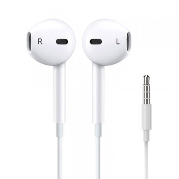 Ενσύρματα Ακουστικά EarPods Earbuds Handsfree 3.5mm Jack - Χρώμα: Άσπρο