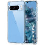 Θήκη Πλάτης Σιλικόνης AntiShock για Google Pixel 8 Pro -  Χρώμα: Διάφανο