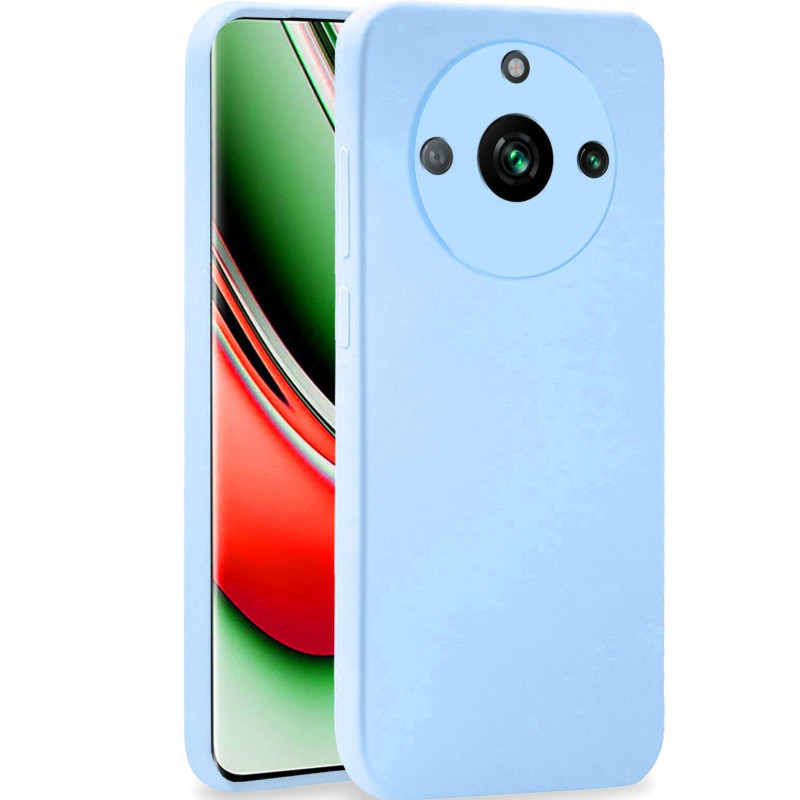 Θήκη Πλάτης Σιλικόνης Soft για Realme 11 Pro / 11 Pro + - Χρώμα: Γαλάζιο