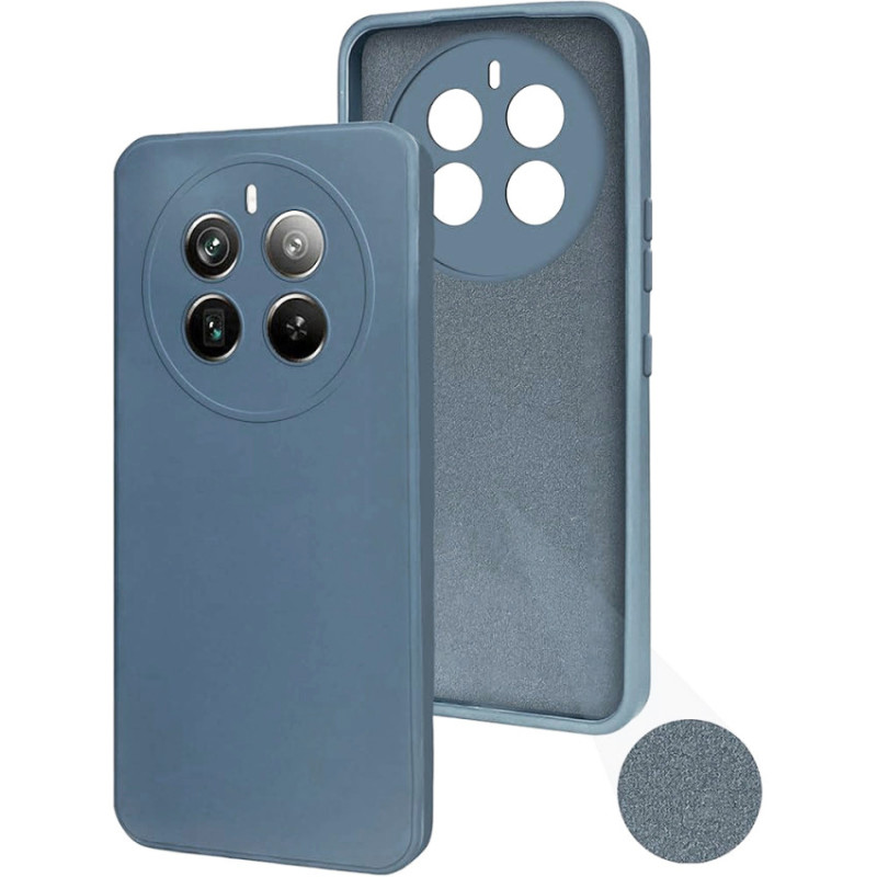 Θήκη Πλάτης Σιλικόνης Soft για Realme 12 Plus - Χρώμα: Απαλό Μπλε