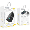 YESPLUS YS-1122 PD Charger 65W 3X USB Fast Charging with USB-A & 2x Type-C Connector - Color: Black