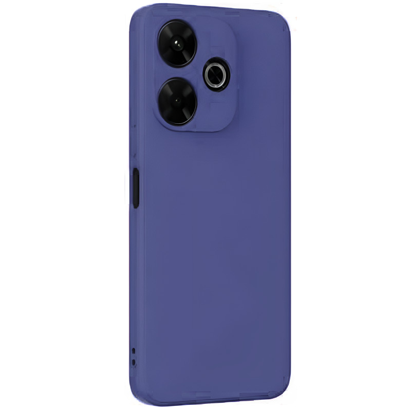 Θήκη Πλάτης Σιλικόνης Απλή για Xiaomi Redmi 13 4G / Poco M6 - Χρώμα: Σκούρο Μπλε