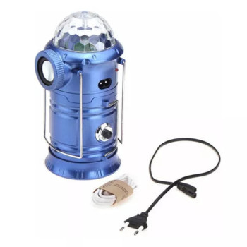 Ασύρματο Bluetooth Ηχείο με Λειτουργία Φωτός Σκηνής LED MX-6801 - Χρώμα: Μπλε