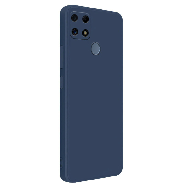 Θήκη Πλάτης Σιλικόνης Soft για Realme C25 - Χρώμα: Σκούρο Μπλέ