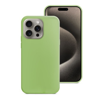 Θήκη Πλάτης Σιλικόνης Soft για Apple iPhone 16 Pro - Χρώμα: Απαλό Πράσινο