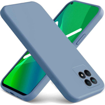 Θήκη Πλάτης Σιλικόνης Soft για Realme 8i - Χρώμα: Μπλε