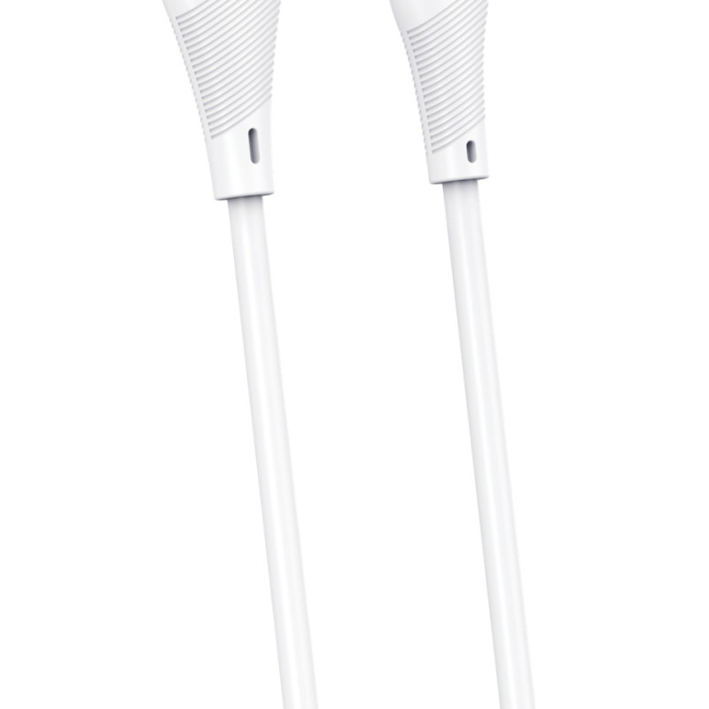 TUQIN QD39i Καλώδιο USB-A σε Lightning 2.4A Γρήγορη Φόρτιση 90cm - Χρώμα: Λευκό