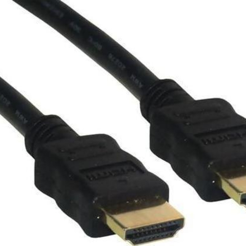 Καλώδιο Premium HDMI 1.4 Male σε HDMI Male 5m (Επιχρυσωμένο) - Χρώμα: Μαύρο