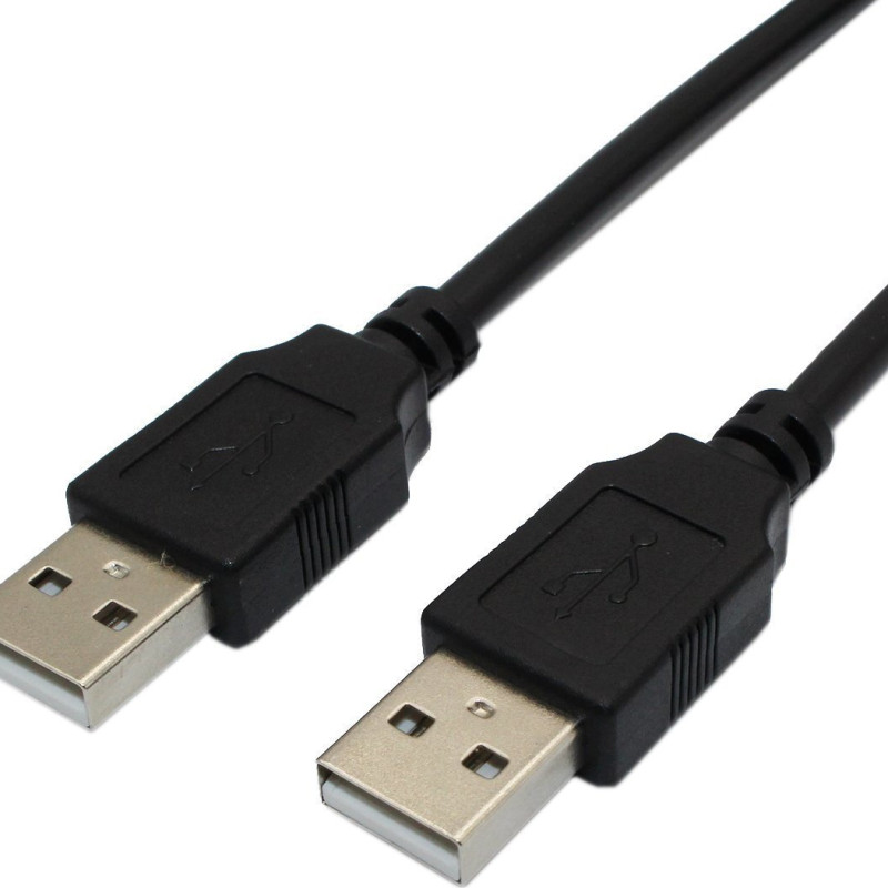 Καλώδιο USB 2.0 USB-A Male σε USB-A Male 1.5m - Χρώμα: Μαύρο
