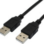 Καλώδιο USB 2.0 USB-A Male σε USB-A Male 1.5m - Χρώμα: Μαύρο