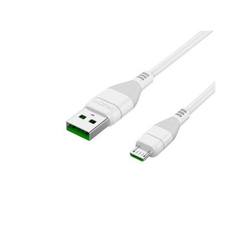 PZX v167 Fast Charging Cable 5A USB To Micro USB 1.2m Data Cable / Καλώδιο Φόρτισης και Μεταφοράς Δεδομένων - Χρώμα: Λευκό